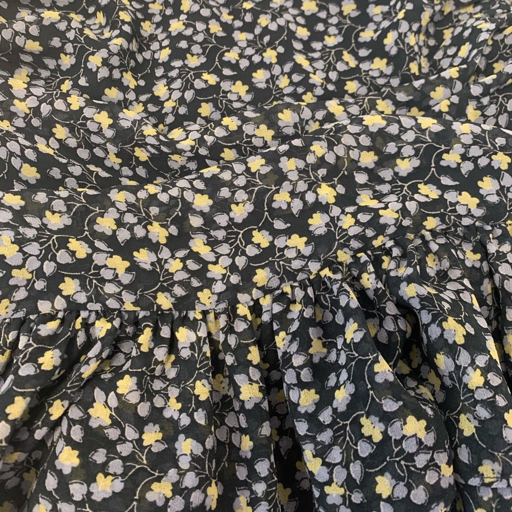 1. State Floral Ruched Ruffled Mini Skirt - Picture 5 of 6